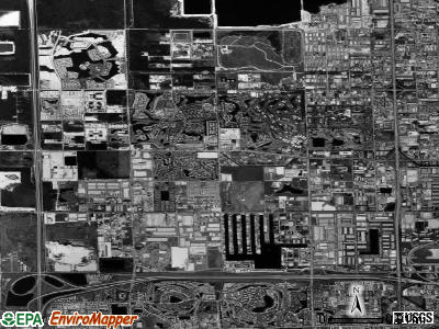 Doral satellite photo by USGS