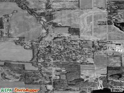 Vandalia satellite photo by USGS