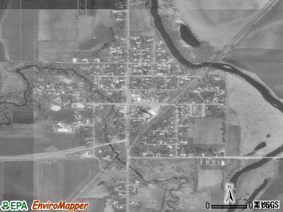 Plymouth satellite photo by USGS