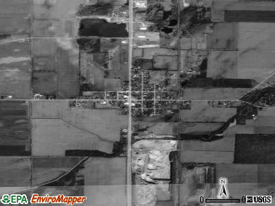 Portage satellite photo by USGS