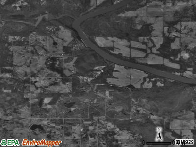 Pin Oak Acres satellite photo by USGS