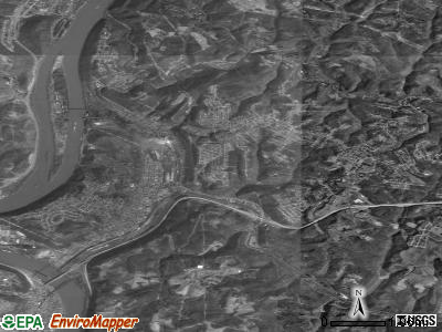 Weirton satellite photo by USGS