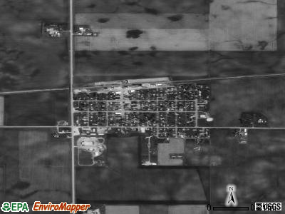 Cary satellite photo by USGS
