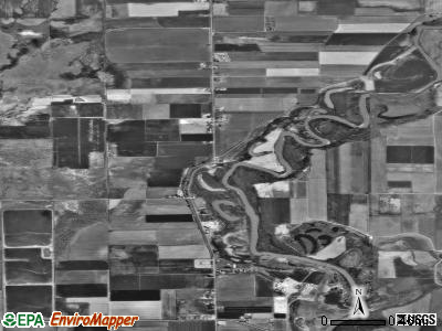 Amalga satellite photo by USGS