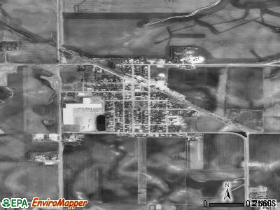 Round Lake satellite photo by USGS