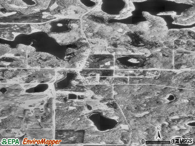 White Earth satellite photo by USGS
