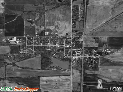 Waltonville satellite photo by USGS