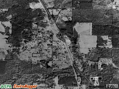 Dry Prong satellite photo by USGS