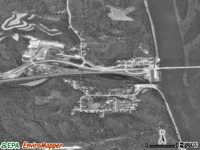 Marquette satellite photo by USGS