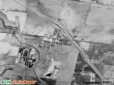 Edroy satellite photo by USGS