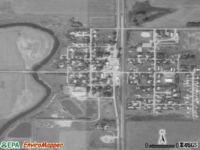 Warner satellite photo by USGS