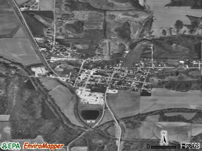 Arenzville satellite photo by USGS