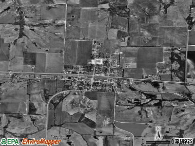 Dodd City satellite photo by USGS