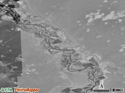 Nixon satellite photo by USGS