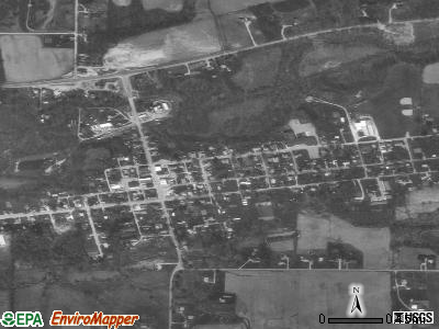 Waveland satellite photo by USGS
