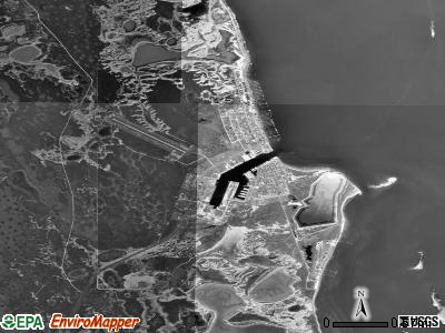 Port Mansfield satellite photo by USGS