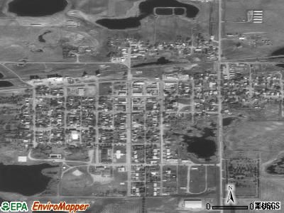 McClusky satellite photo by USGS