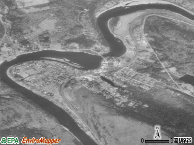 Narrowsburg satellite photo by USGS