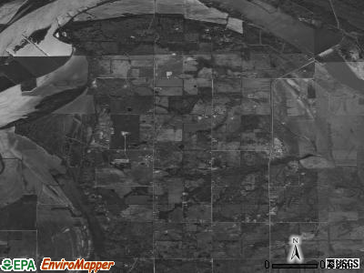 Fort Coffee satellite photo by USGS