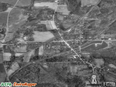 Mill Village satellite photo by USGS