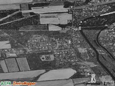 Millstone satellite photo by USGS