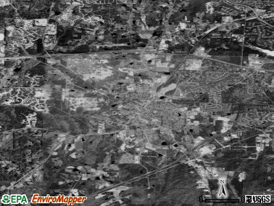 Apex satellite photo by USGS