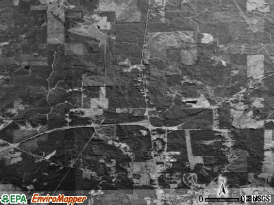 Redwater satellite photo by USGS