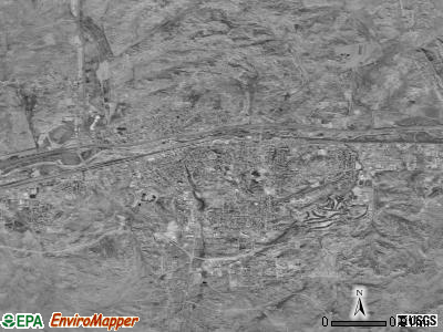 Gallup satellite photo by USGS