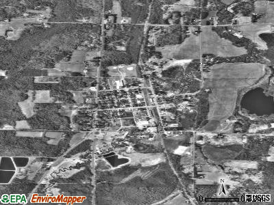 Butternut satellite photo by USGS
