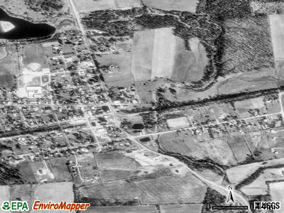 Ostrander satellite photo by USGS