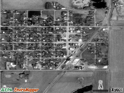 Hudson satellite photo by USGS