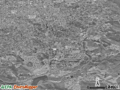 Rancho San Diego satellite photo by USGS