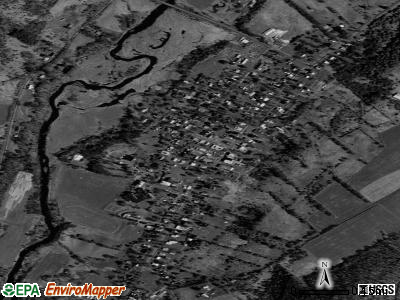 Franklin satellite photo by USGS