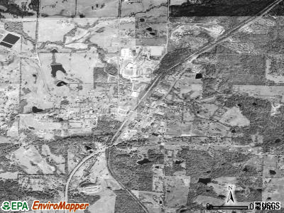 Hatfield satellite photo by USGS