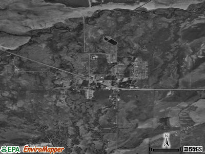 Fort Bridger satellite photo by USGS