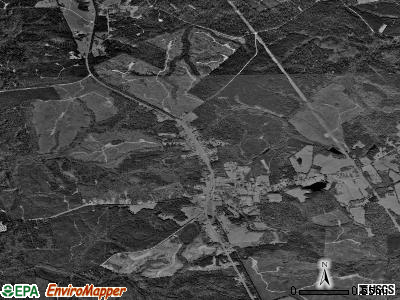 Woodville satellite photo by USGS