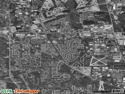 Vernon Hills satellite photo by USGS