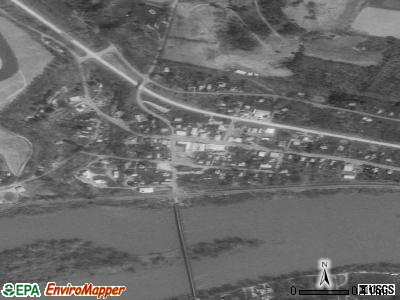 Laceyville satellite photo by USGS