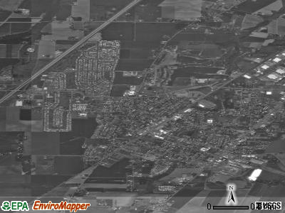 Woodburn satellite photo by USGS