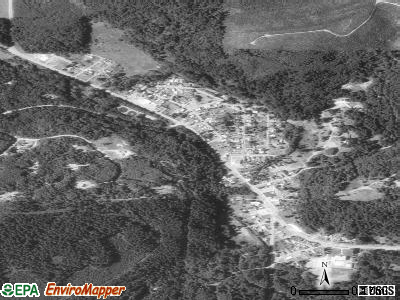 Wilkeson satellite photo by USGS
