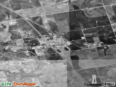 Hermleigh satellite photo by USGS