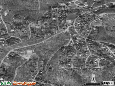 Ben Avon Heights satellite photo by USGS