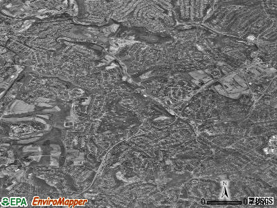 Upper St. Clair satellite photo by USGS