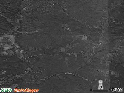 Greasy satellite photo by USGS