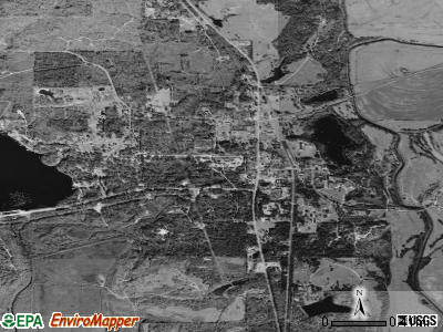Hosston satellite photo by USGS