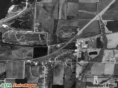 Lavon satellite photo by USGS