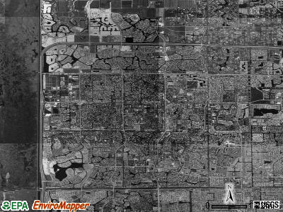 Coral Springs satellite photo by USGS