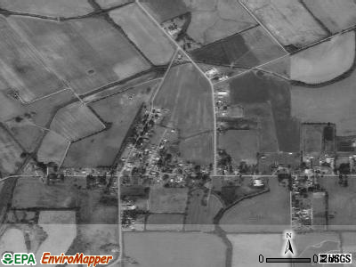 Chataignier satellite photo by USGS