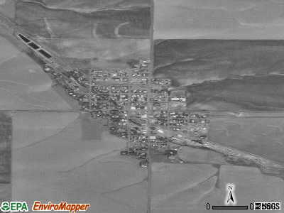 Wasco satellite photo by USGS