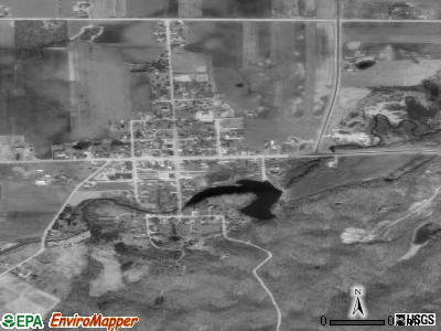Glenbeulah satellite photo by USGS